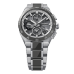 Seiko Astron HAB007 gray dial GPS Solar chronograph titanium watch